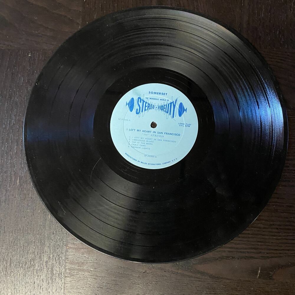 101 Strings I Left My Heart In San Francisco (Jazz) 1964 LP SF-20300 NO CASE